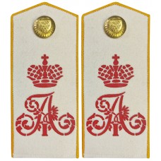 Погоны кадета 1-го Сибирского Императора Александра I кадетского корпуса 1913-1917 гг.